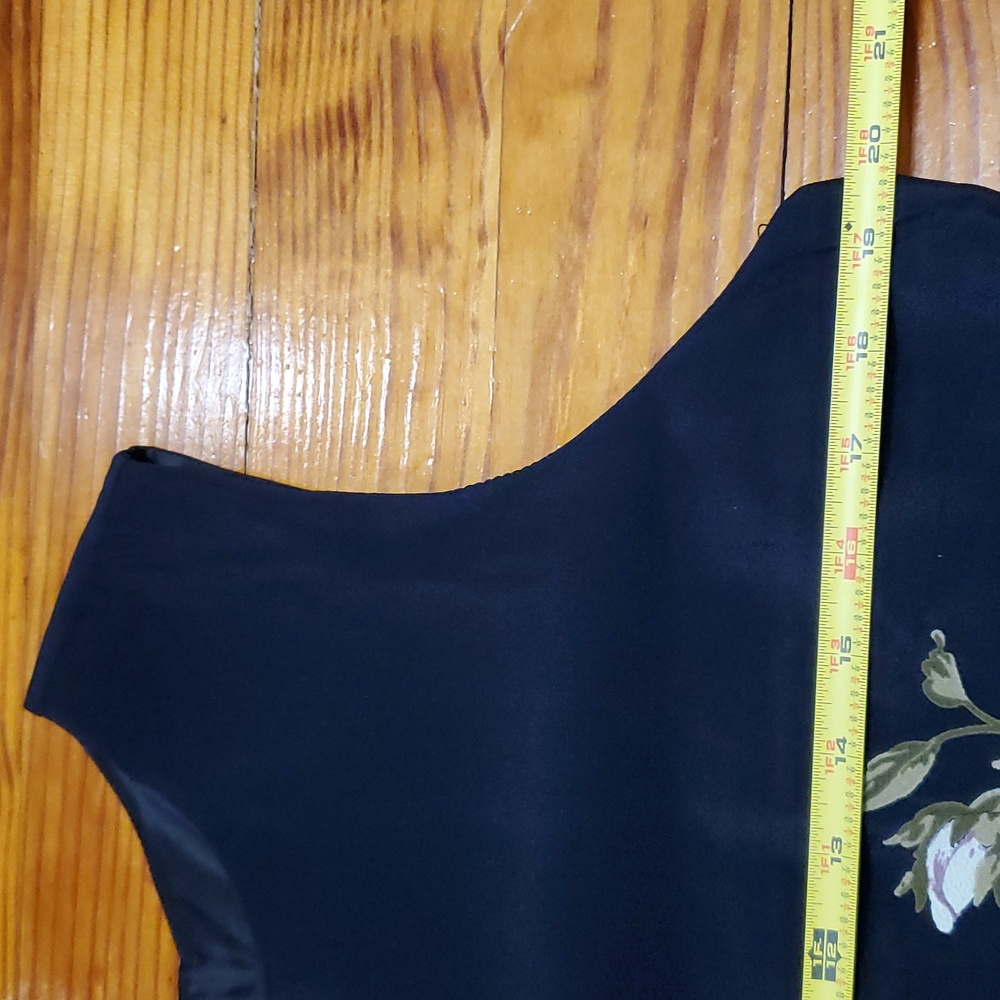 CDC Caren Desiree Company Sleeveless Floral Lined Midi Dress - 14 - Picture 8 of 11